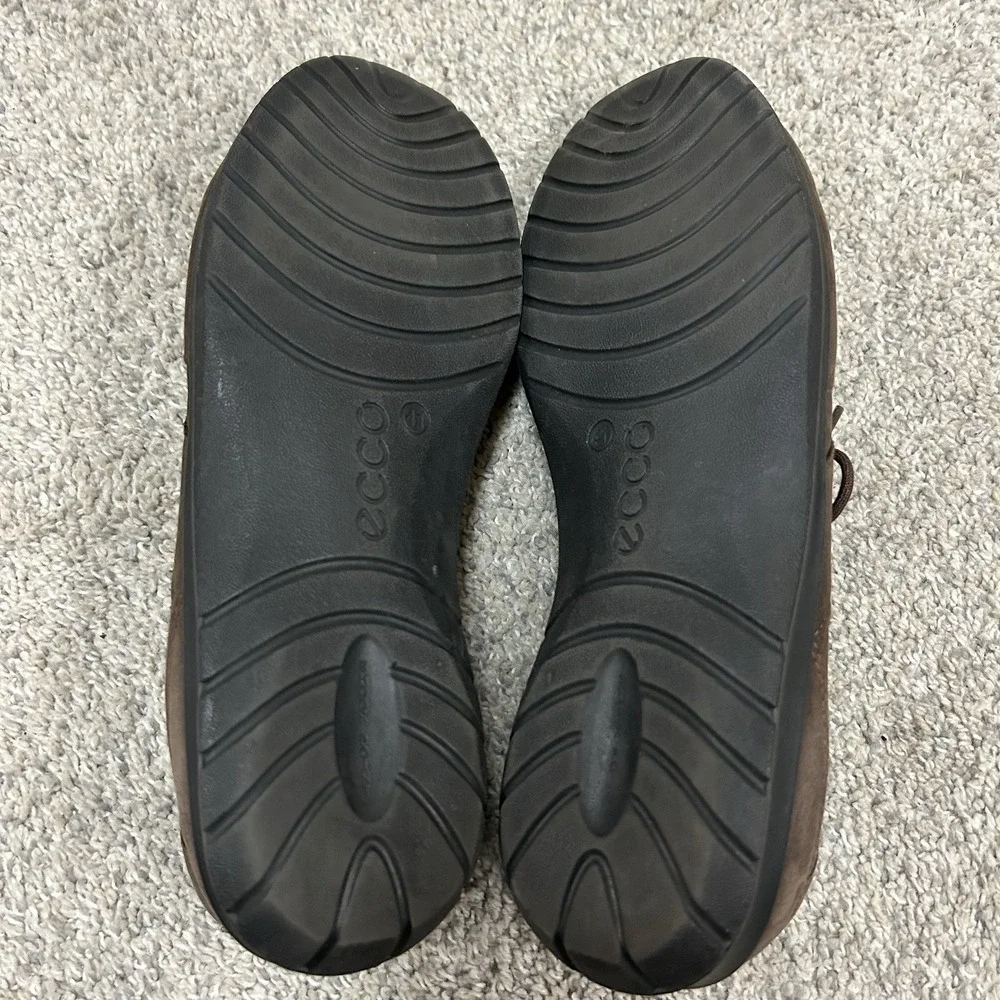 ECCO Women's Shoes‎ Size 39 EUR 10 - 10.5 US Nubuck Brown Leather Comfort